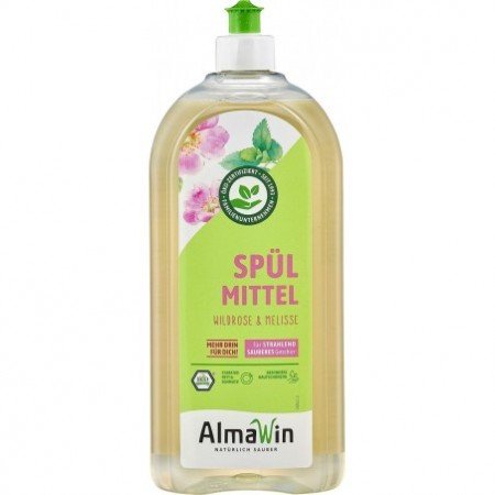 PŁYN DO MYCIA NACZYŃ DZIKA RÓŻA - MELISA (KONCENTRAT) ECO 1 L - ALMAWIN