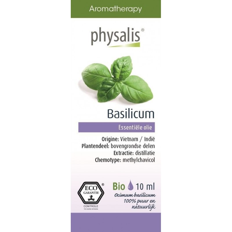 OLEJEK ETERYCZNY BAZYLIA POSPOLITA ECO 10 ml - PHYSALIS