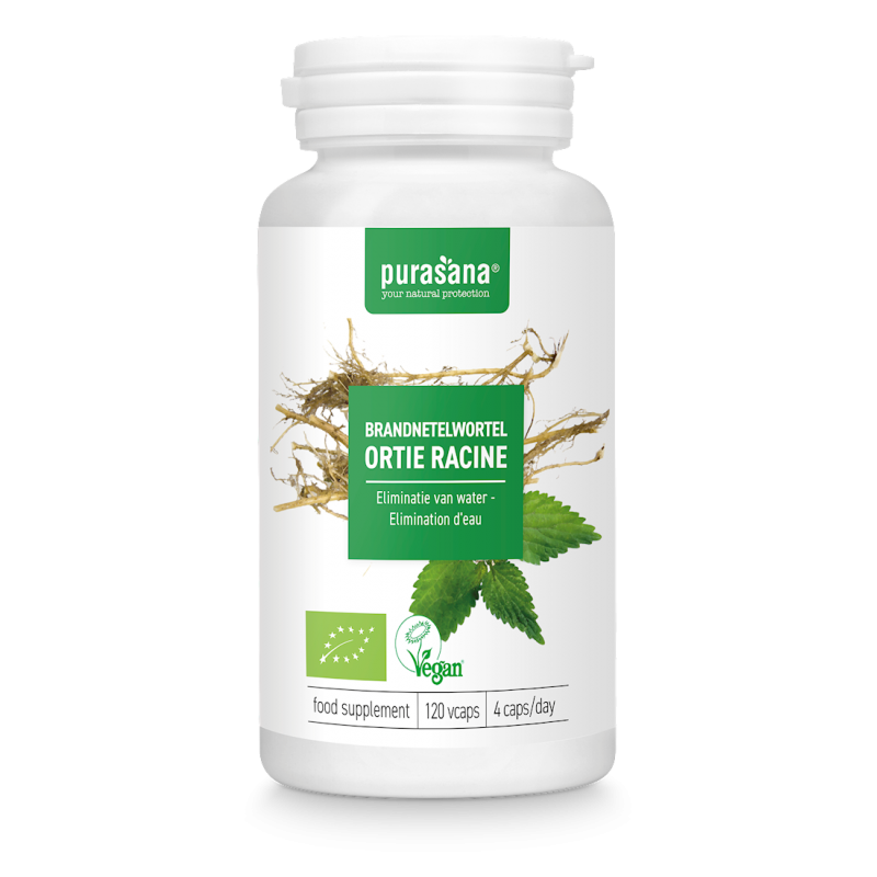 POKRZYWA KORZEŃ BIO (210 mg) 120 KAPSUŁEK - PURASANA