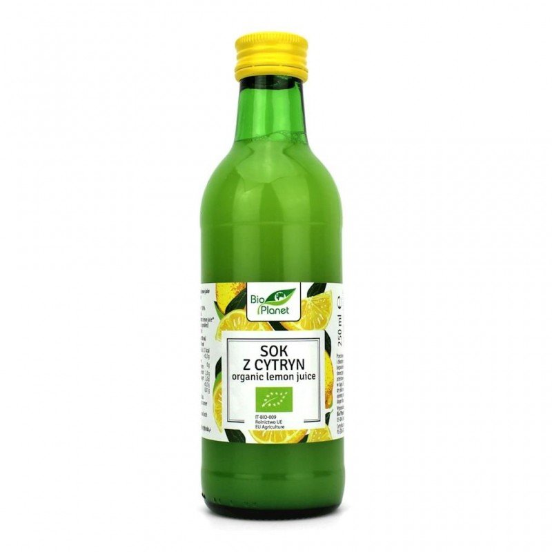 SOK Z CYTRYN NFC 100 % BIO 250 ml - BIO PLANET