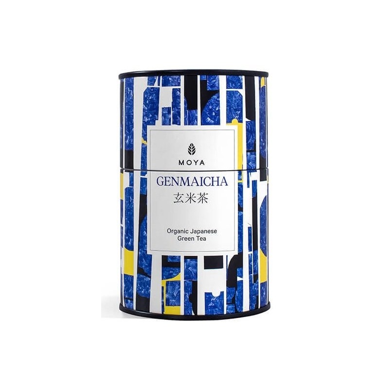 HERBATA ZIELONA GENMAICHA JAPOŃSKA Z PRAŻONYM RYŻEM BIO 60 g - MOYA MATCHA