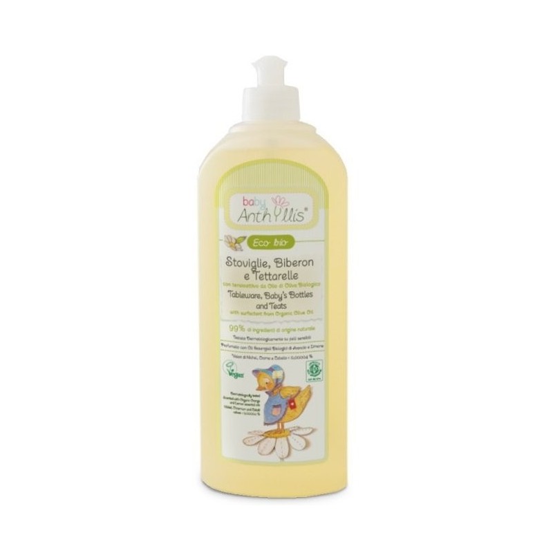 PŁYN DO MYCIA BUTELEK I SMOCZKÓW ECO 500 ml - BABY ANTHYLLIS