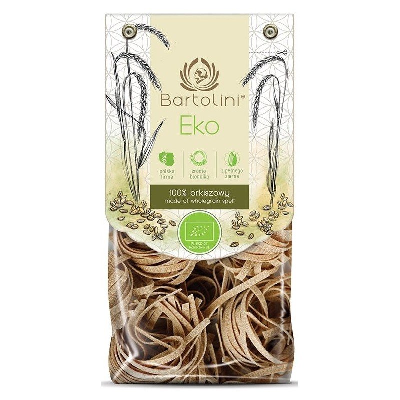 MAKARON (ORKISZOWY RAZOWY) GNIAZDA BIO 250 g - BARTOLINI