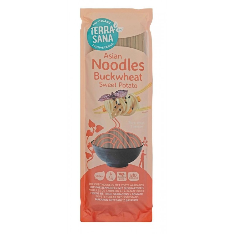 MAKARON (RYŻOWY RAZOWY) NOODLE RAMEN BEZGLUTENOWY BIO 280 g - TERRASANA