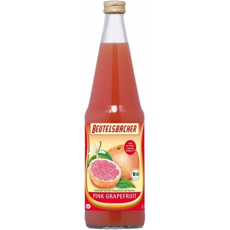 SOK Z RÓŻOWYCH GREJPFRUTÓW BIO 700 ml - BEUTELSBACHER