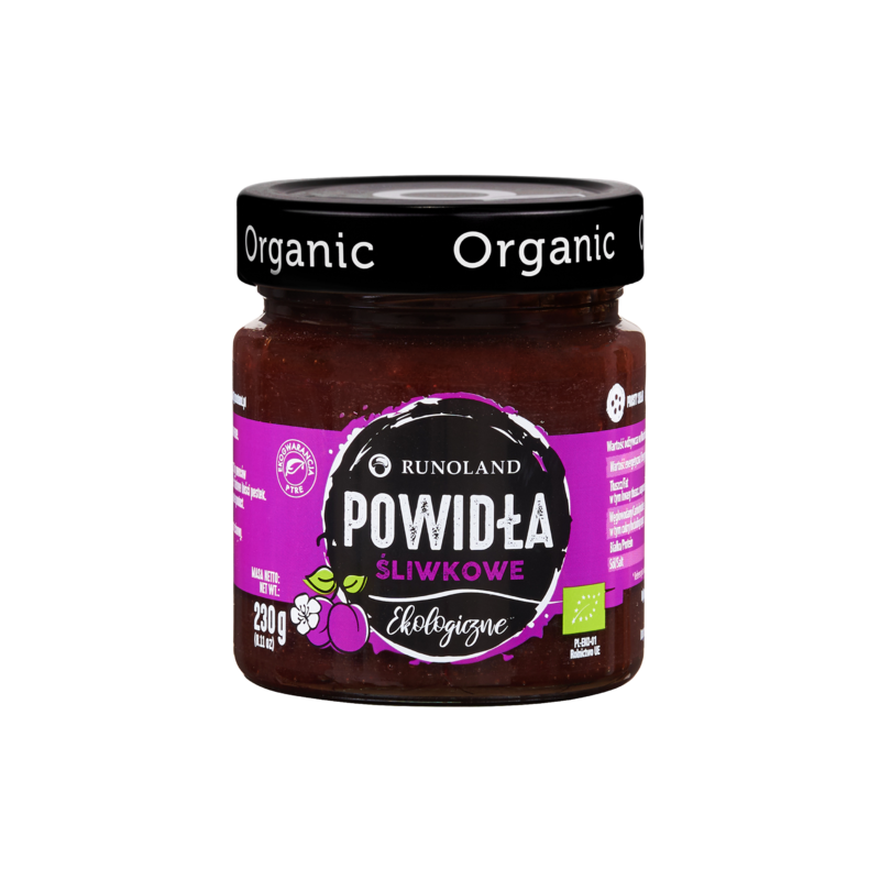 POWIDŁA ŚLIWKOWE BIO 230 g - RUNOLAND