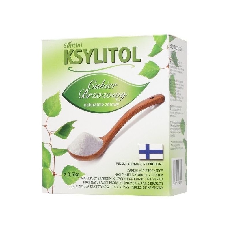 KSYLITOL 500 g (TOREBKA) - SANTINI (FINLANDIA)