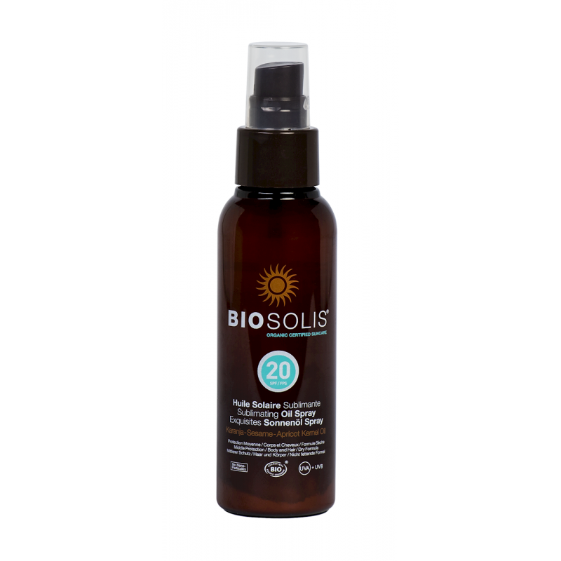 OLEJEK PRZECIWSŁONECZNY DO CIAŁA SPF 20 W SPRAY ECO 100 ml - BIOSOLIS (PRODUKT SEZONOWY)
