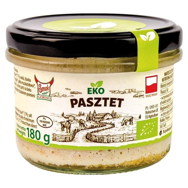 PASZTET BIO 180 g - SMAK EKO