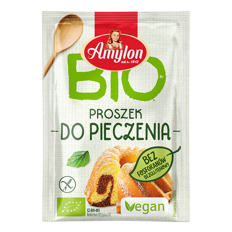 PROSZEK DO PIECZENIA BEZGLUTENOWY BIO (3 x 17 g) 51 g - BIOVEGAN