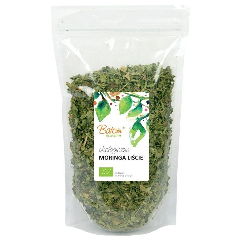 HERBATKA LIŚĆ MORINGI BIO 100 g - BATOM