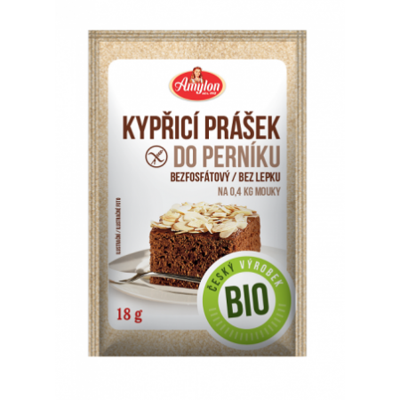PROSZEK DO PIECZENIA Z PRZYPRAWAMI DO PIERNIKA BEZGLUTENOWY BIO 18 g - AMYLON (PRODUKT SEZONOWY)