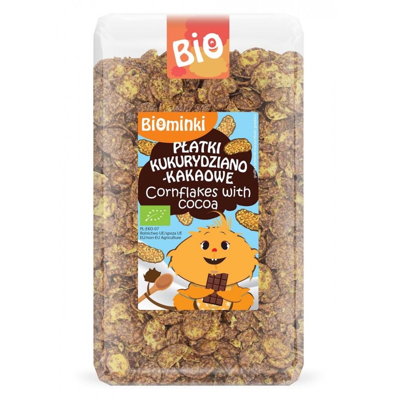 PŁATKI KUKURYDZIANO-KAKAOWE BIO 300 g - BIOMINKI