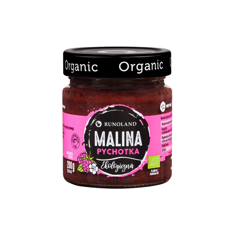 PYCHOTKA MALINA BIO 200 g - RUNOLAND