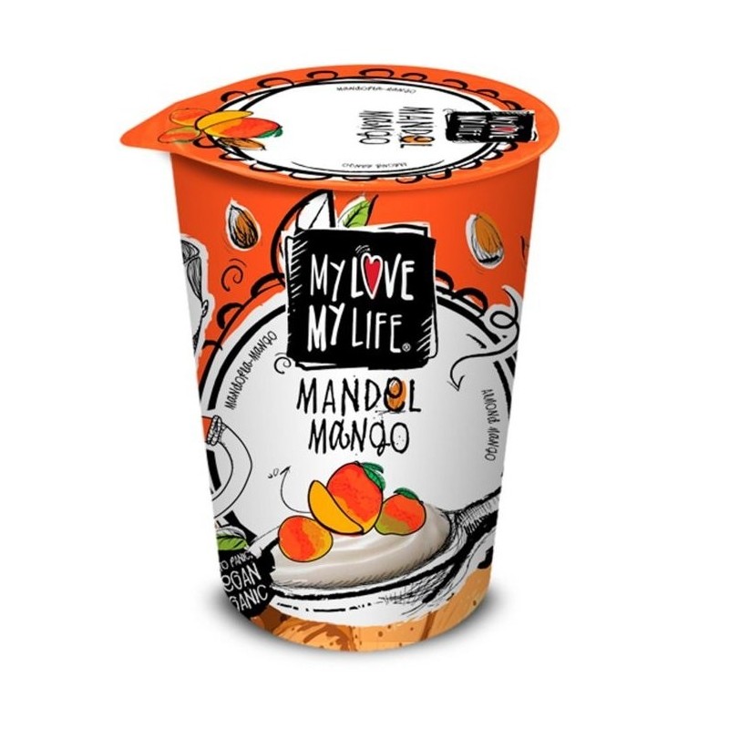 DESER MIGDAŁOWY MANGO BEZGLUTENOWY BIO 180 g - MY LOVE MY LIFE