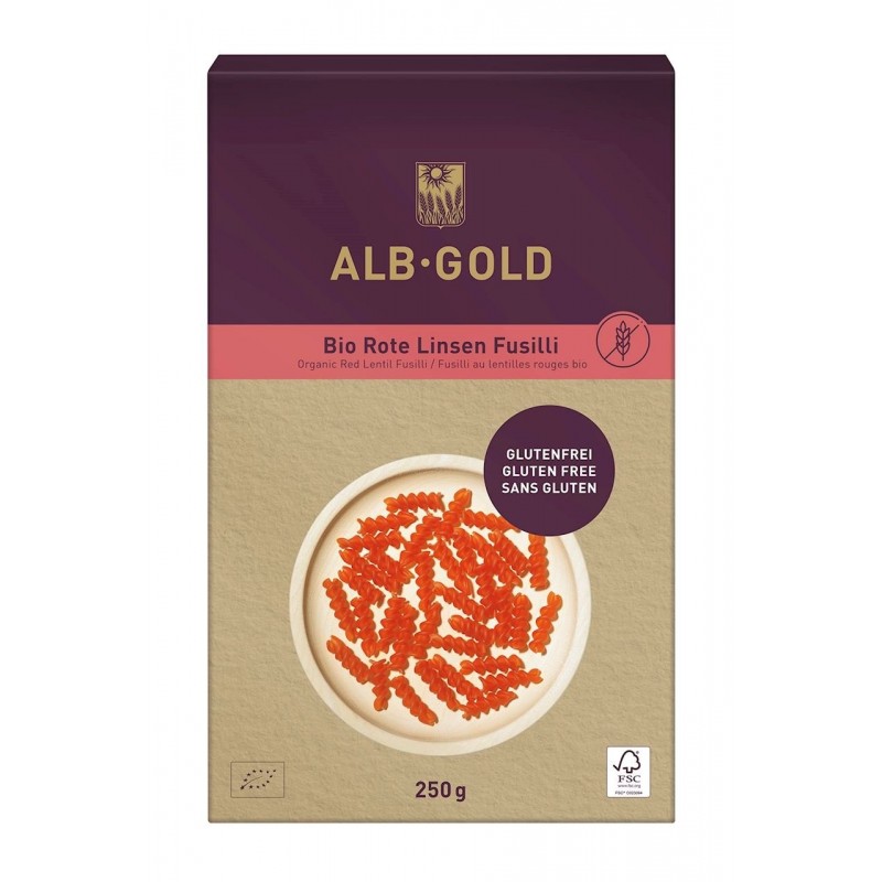 MAKARON (GRYCZANY) ŚWIDERKI BEZGLUTENOWY BIO 250 g - ALB GOLD (ALB NATUR)
