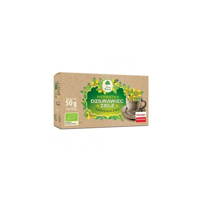 HERBATKA ZIELE DZIURAWCA BIO (25 x 2 g) 50 g - DARY NATURY