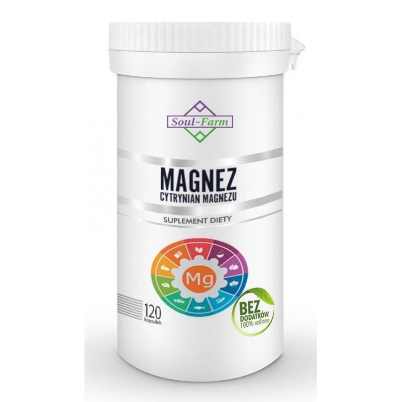 CYTRYNIAN MAGNEZU (650 mg) 120 KAPSUŁEK - SOUL FARM