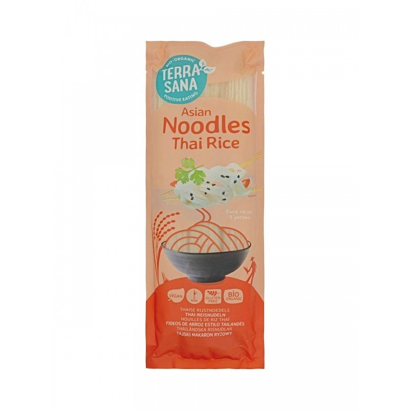 MAKARON (RYŻOWY) NOODLE BEZGLUTENOWY BIO 250 g - TERRASANA