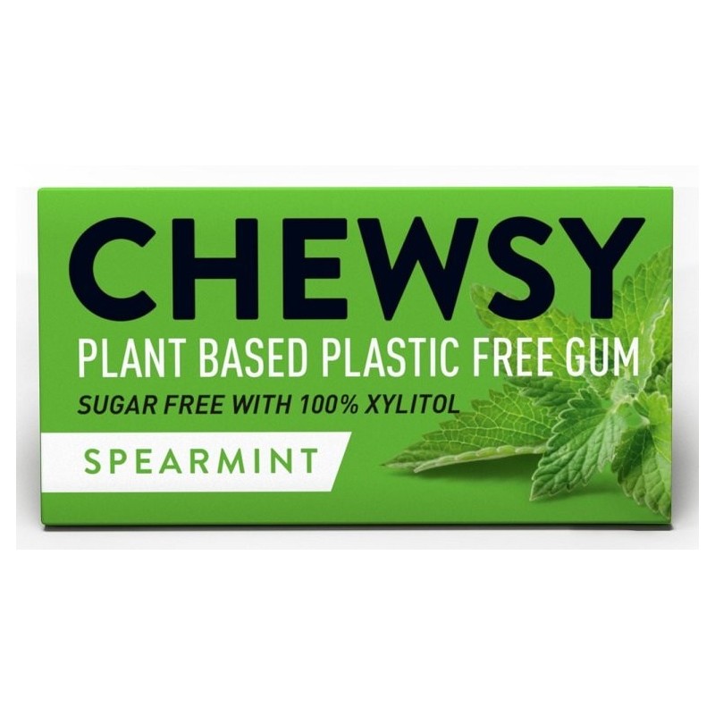 GUMA DO ŻUCIA Z KSYLITOLEM O SMAKU MIĘTOWYM (10 szt.) 15 g - CHEWSY