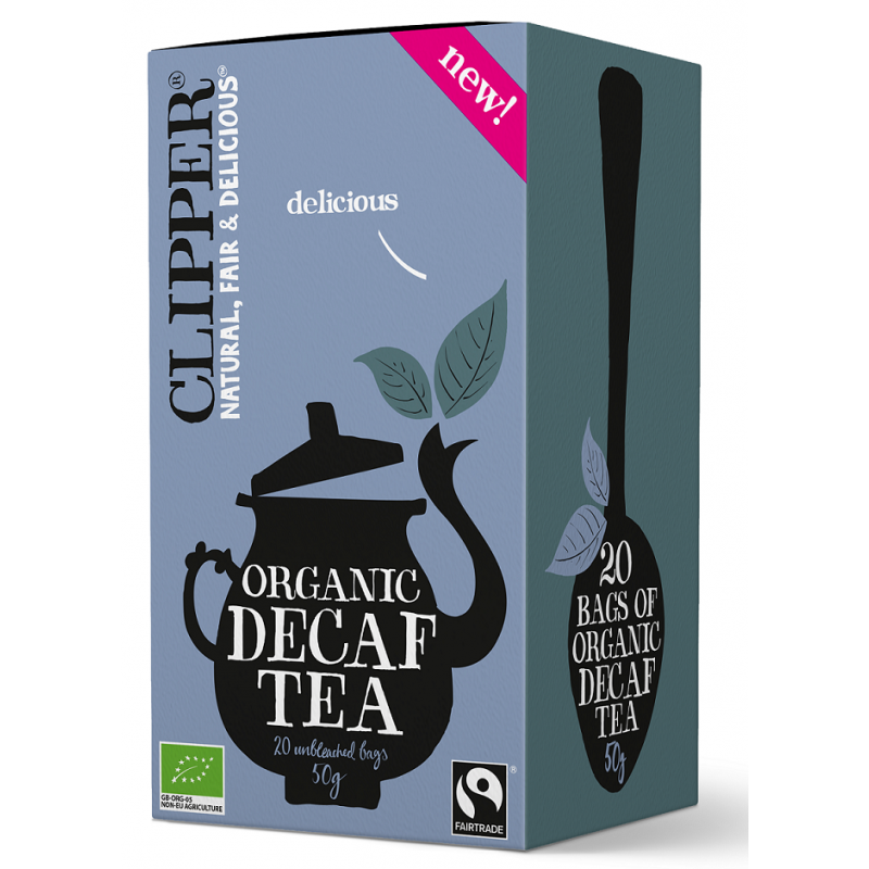 HERBATA CZARNA BEZTEINOWA FAIR TRADE BIO (20 x 2,5 g) 50 g - CLIPPER