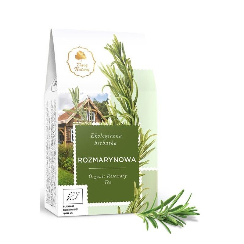 HERBATKA ROZMARYNOWA BIO 80 g - DARY NATURY