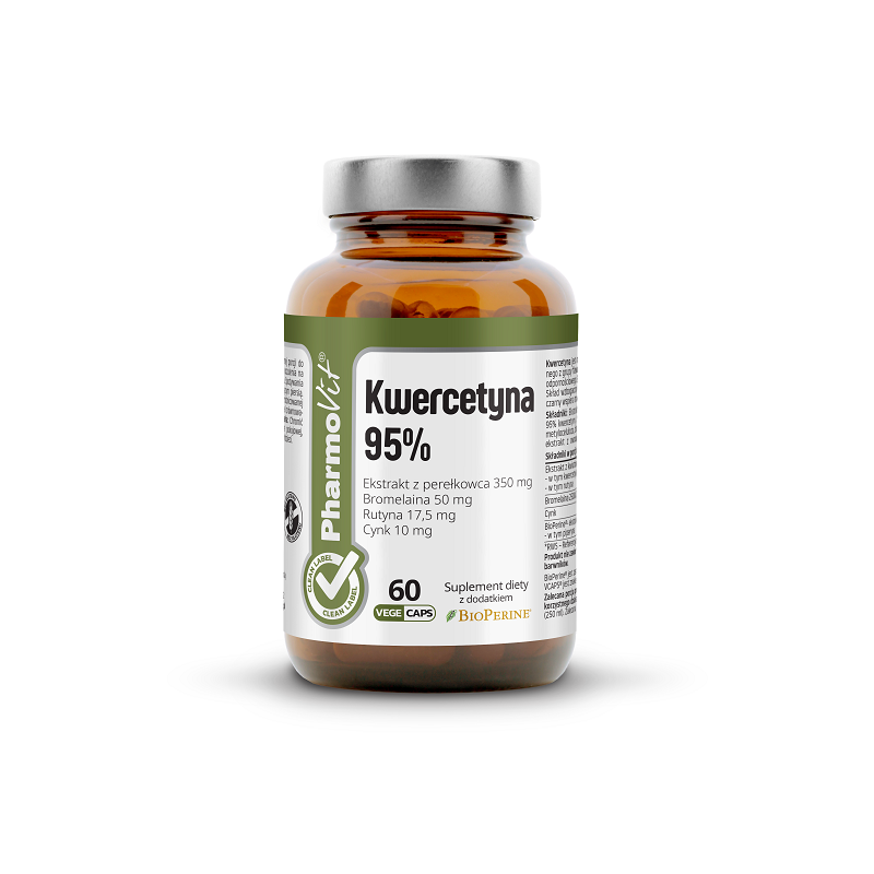 KWERCETYNA BEZGLUTENOWA 60 KAPSUŁEK - PHARMOVIT (CLEAN LABEL)