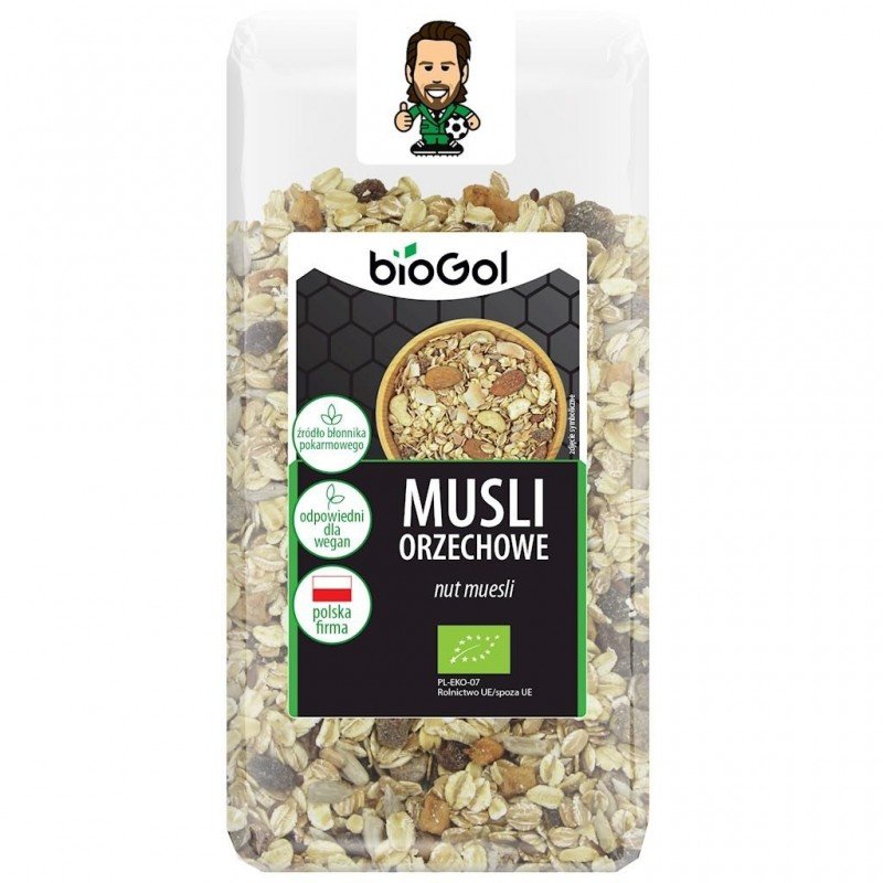 MUSLI ORZECHOWE BIO 300 g - BIOGOL