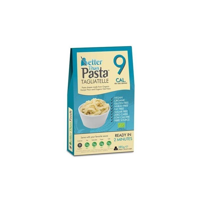 MAKARON (KONJAC) TYPU NOODLE TAGLIATELLE BEZGLUTENOWY BIO 385 g (300 g) - BETTER THAN FOODS