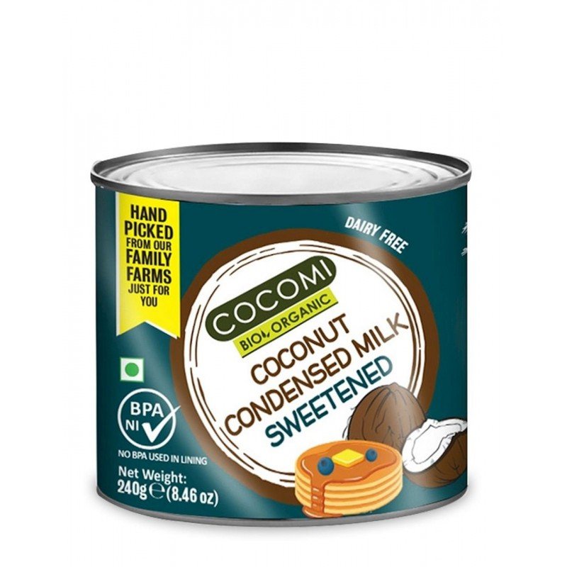 NAPÓJ KOKOSOWY SKONDENSOWANY BIO 240 g (PUSZKA) - COCOMI