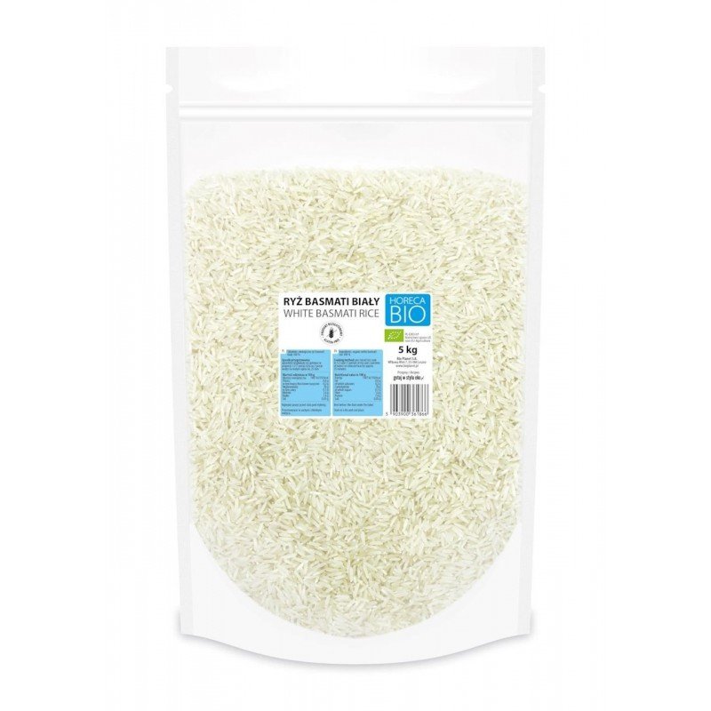 RYŻ BASMATI BIAŁY BEZGLUTENOWY BIO 5 kg - HORECA (BIO PLANET)
