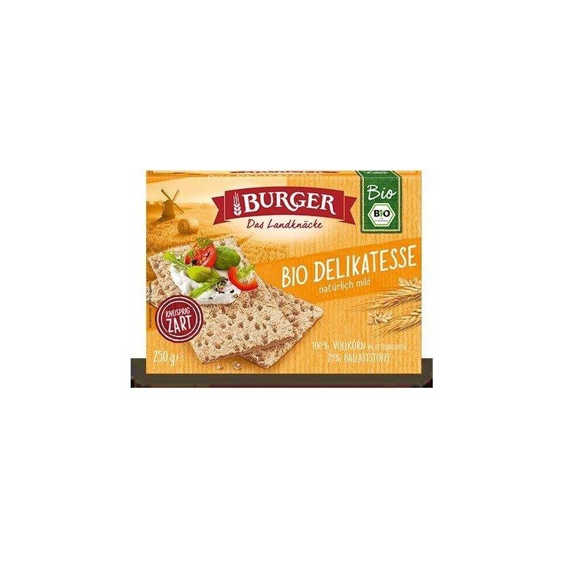 PIECZYWO CHRUPKIE ŻYTNIE RAZOWE BIO 250 g - BURGER