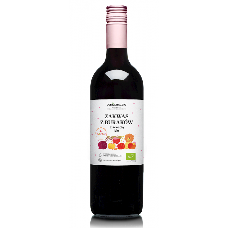 ZAKWAS DLA BĄBELKÓW BIO 700 ml - DELIKATNA