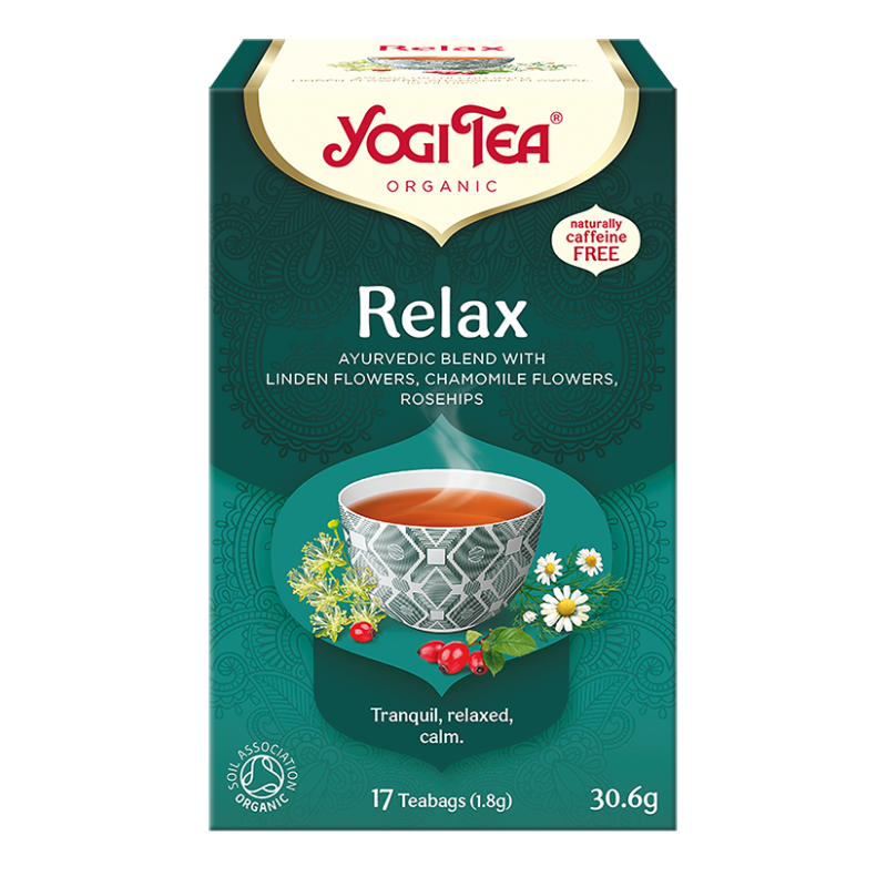 HERBATKA RELAX BIO (17 x 1,8 g) 30,6 g - YOGI TEA