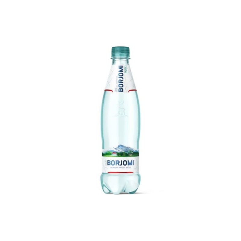 NATURALNA WODA MINERALNA GAZOWANA 330 ml (SZKŁO) - BORJOMI