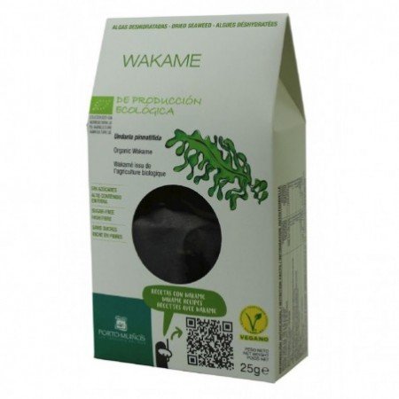 ALGI MORSKIE SUSZONE - WAKAME BIO 100 g (TOREBKA FOLIOWA) - PORTO MUINOS