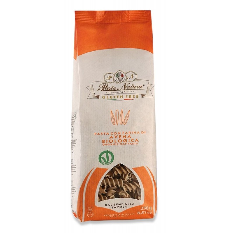 MAKARON (RYŻOWY RAZOWY) FUSILLI BEZGLUTENOWY BIO 250 g - PASTA NATURA