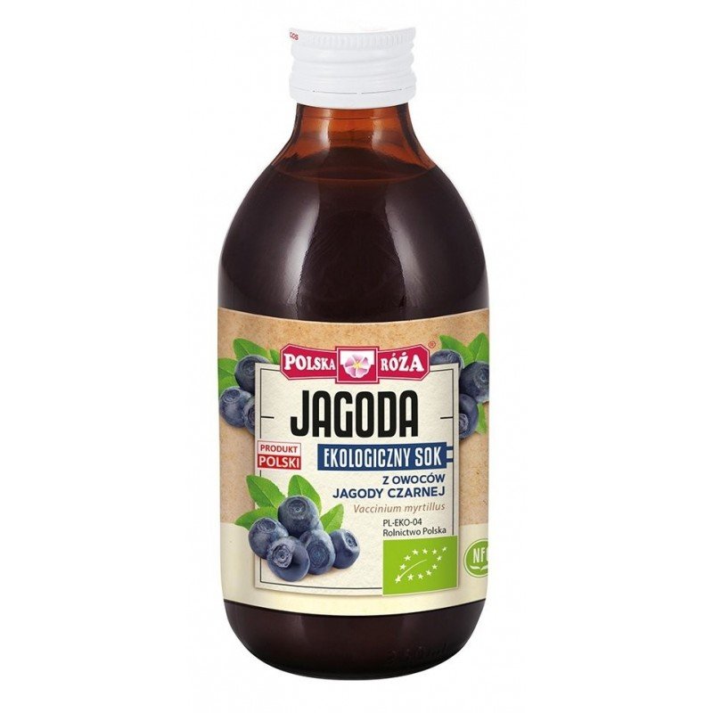 SOK Z JAGODY CZARNEJ NFC BIO 250 ml - POLSKA RÓŻA