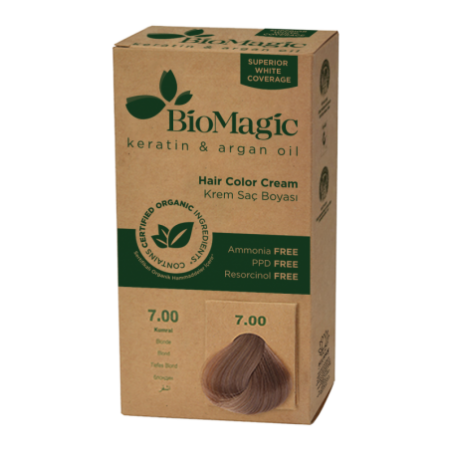 FARBA DO WŁOSÓW BLOND (7.00) 250 g - BIOMAGIC