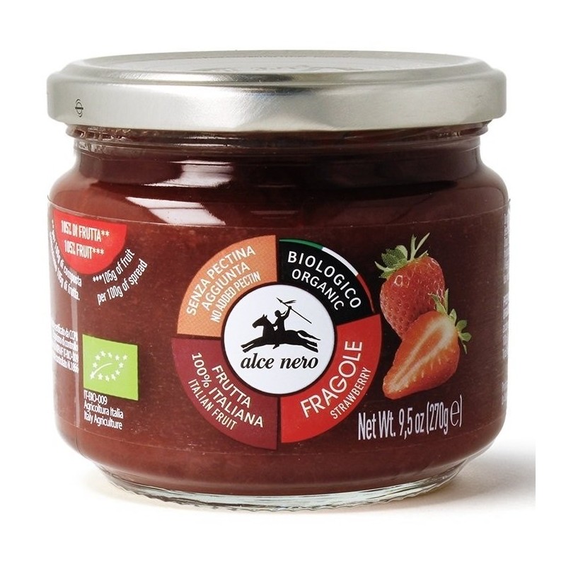 MUS TRUSKAWKOWY (75 % OWOCÓW) BIO 250 g - ALLOS