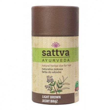 HENNA JASNY BRĄZ ECO 150 g - SATTVA (AYURVEDA)