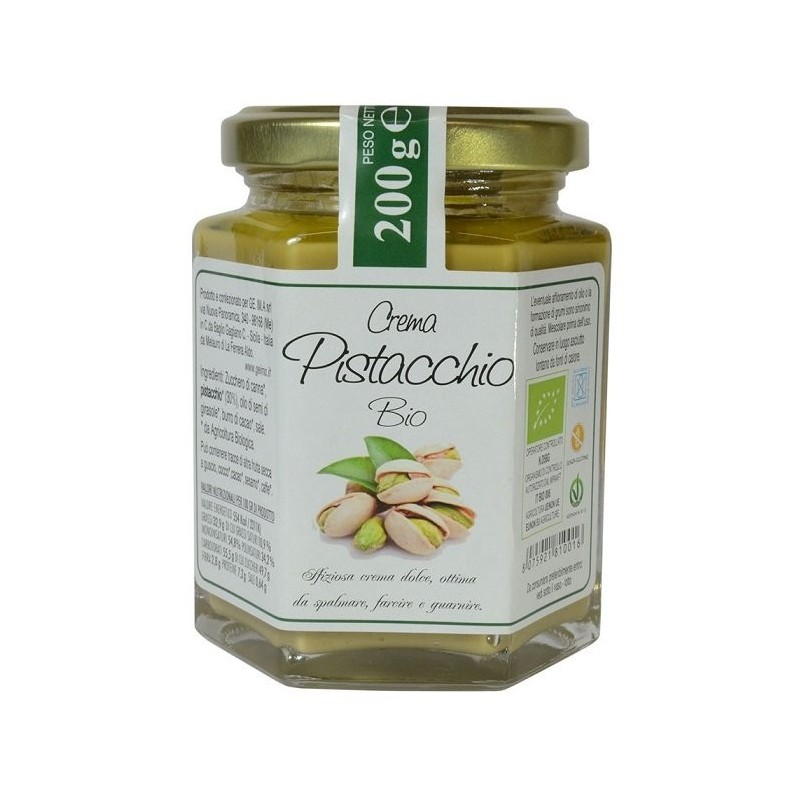 KREM PISTACJOWY SOLONY BEZGLUTENOWY BIO 200 g - ANEMOS