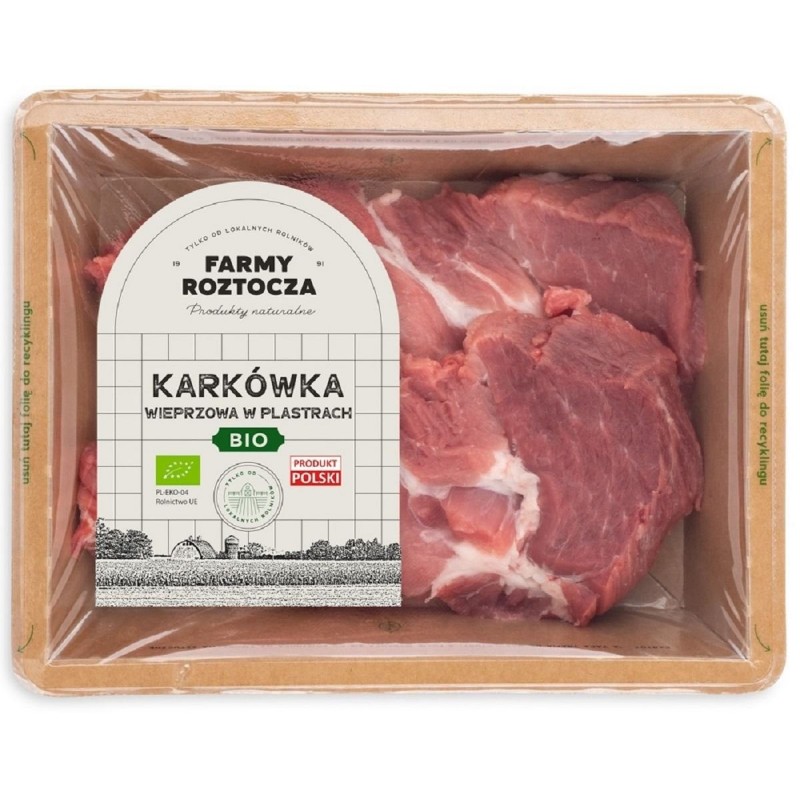 KARKÓWKA KROJONA SUROWA   BIO 300 g - FARMY ROZTOCZA (NA ZAMÓWIENIE)