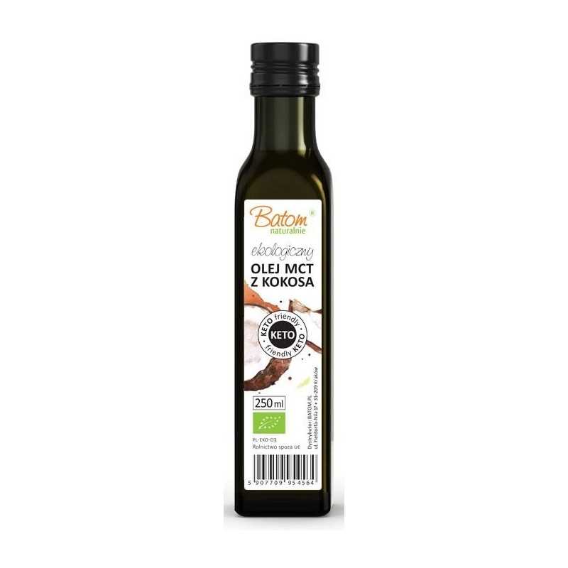 OLEJ KOKOSOWY MCT KETO BIO 250 ml - BATOM