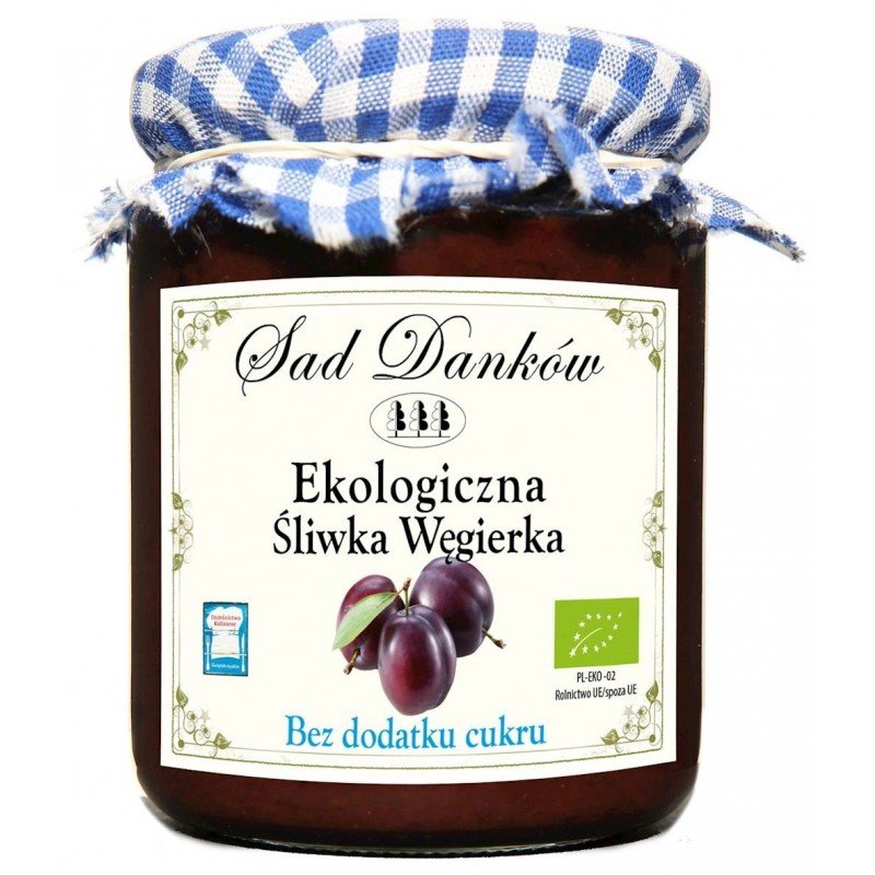 POWIDŁA ŚLIWKOWE B/C BIO 260 g - SAD DANKÓW