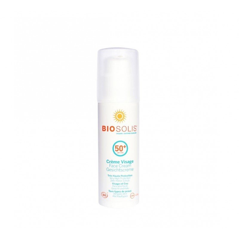 KREM PRZECIWSŁONECZNY DO TWARZY SPF 50+ ECO 50 ml - BIOSOLIS (PRODUKT SEZONOWY)