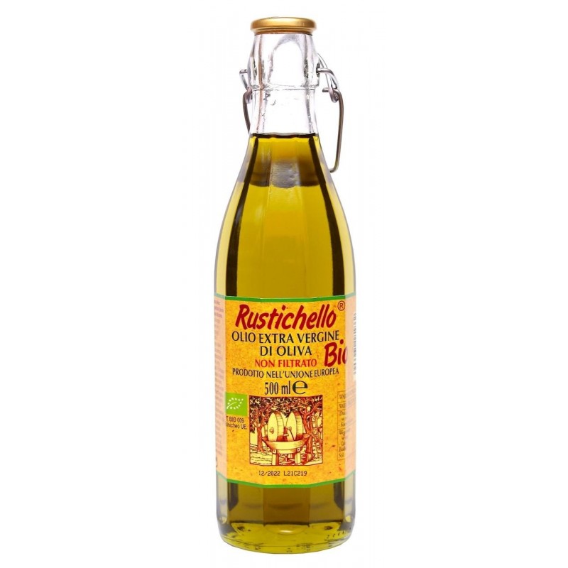 OLIWA Z OLIWEK EXTRA VIRGIN NIEFILTROWANA BIO 500 ml - RUSTICHELLO