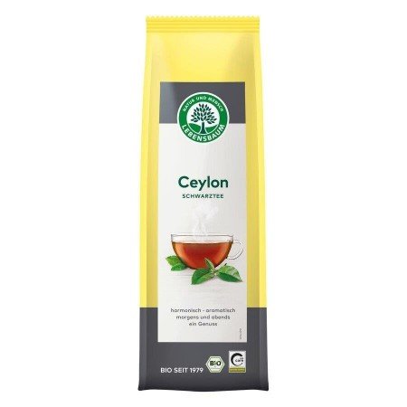 HERBATA CZARNA CEJLOŃSKA LIŚCIASTA BIO 75 g - LEBENSBAUM