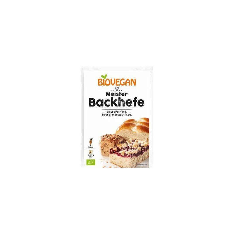 DROŻDŻE SUSZONE BEZGLUTENOWE BIO 7 g - BIOVEGAN
