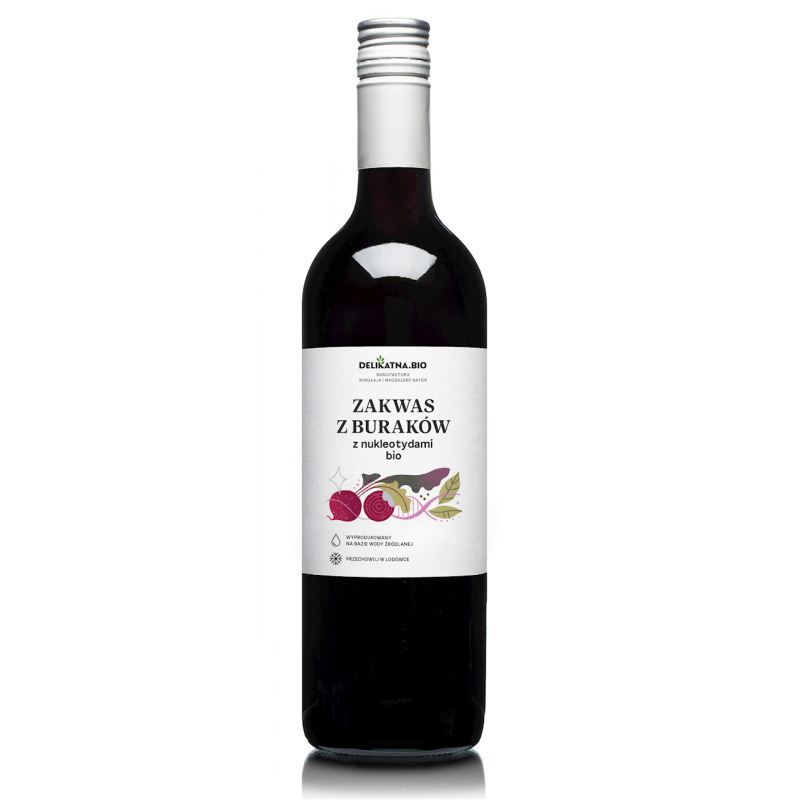 ZAKWAS Z BURAKÓW Z NUKLEOTYDAMI 700 ml - DELIKATNA